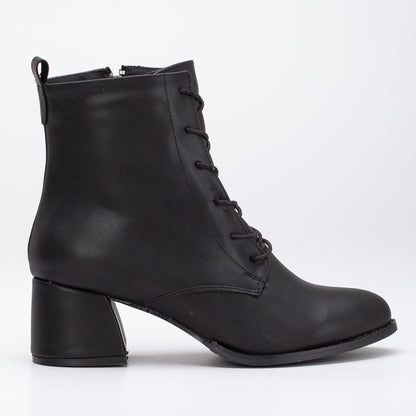 Juliette - Black Lace Up Boots