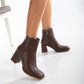 Vegan ankle-high boots, brown ankle-high boots, sustainable ankle-high boots, cruelty-free ankle-high boots, eco-friendly ankle-high boots, vegan leather brown boots, women’s brown ankle boots, stylish brown ankle boots, faux leather ankle-high boots, brown vegan boots.