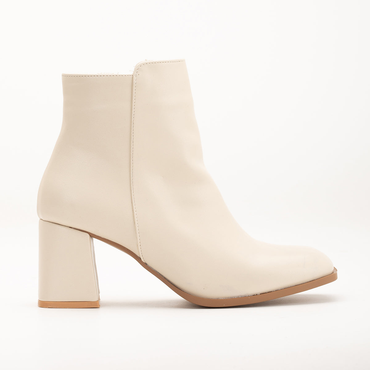 Nadine Beige Ankle Boots