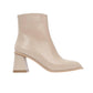Alba Beige Block Heel Boot (Women)