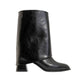 Ellas Black Chunky Heel Boot (Women)