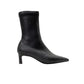 Lewin Black Cilt Pointed Toe Stiletto Boot (Women)