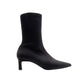 Lewin Black Stretch Pointed Toe Stiletto Boot (Women)