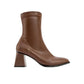 Plesa Brown Chunky Heel Boot (Women)