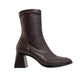 Plesa Dark Brown Chunky Heel Boot (Women)