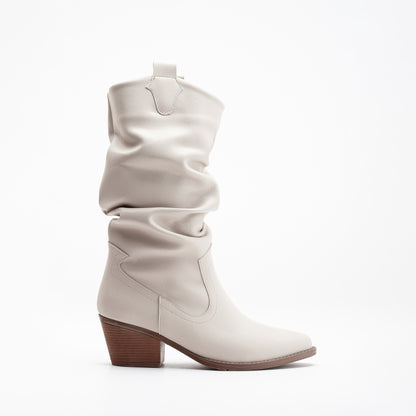 white vegan western boots, cruelty-free white cowboy boots, vegan leather white western boots, white cowboy ankle boots, sustainable white western boots, eco-friendly white cowboy boots, vegan suede white western boots, white rancher boots, animal-free white western footwear, ivory-tone vegan boots