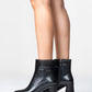 Alba Black Block Heel Boot (Women)
