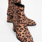 Alba Leopard Block Heel Boot (Women)
