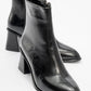 Alba Black Block Heel Boot (Women)