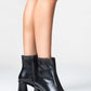 Alba Black Block Heel Boot (Women)