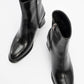 Alba Black Block Heel Boot (Women)