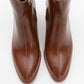 Maura Block Heel Boot Cognac Brown