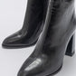 Jewel Black Pattern High Heel Boot (Women)