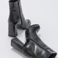Jewel Black Pattern High Heel Boot (Women)