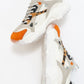 Loretta - White Orange Platform Sneakers