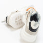 Loretta - White Orange Platform Sneakers
