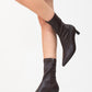 Lewin Brown Cilt Pointed Toe Stiletto Boot (Women)