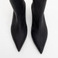 Lewin Black Stretch Pointed Toe Stiletto Boot (Women)