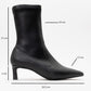 Lewin Black Cilt Pointed Toe Stiletto Boot (Women)