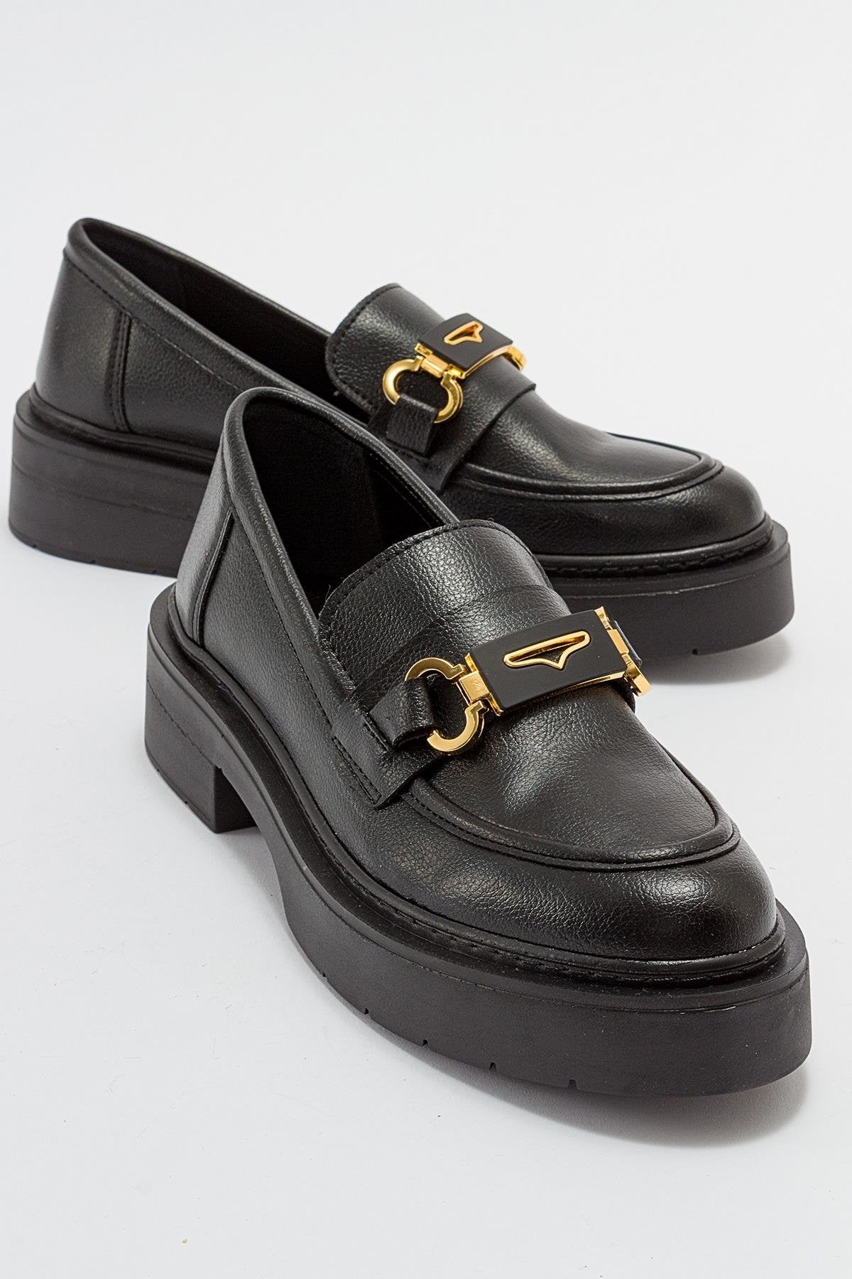 ローファー・オックスフォード SIMONE ROCHA Woman Loafers Black PT30740 BLACK Simone Rocha Heart Toe Platform Loafers | Black | FARFETCH