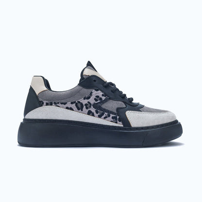 Ida - Dark Grey Platform Sneakers