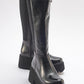 Solo Black Patent Platform Boot (Women)