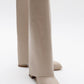Maybe Beige Chunky Heel Boot (Women)