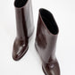 Ellas Burgundy Chunky Heel Boot (Women)