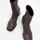 Plesa Dark Brown Chunky Heel Boot (Women)