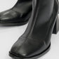 Plesa Black Chunky Heel Boot (Women)