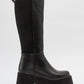 Solo Black Platform Boot (Women)
