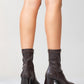 Plesa Dark Brown Chunky Heel Boot (Women)