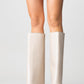 Maybe Beige Chunky Heel Boot (Women)