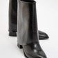 Ellas Black Chunky Heel Boot (Women)