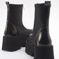 Bray Black Patent Chunky Boot (Women)