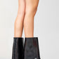 Ellas Black Chunky Heel Boot (Women)