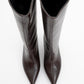 Cassandra Brown Cilt High‑Heel Boot (Women)