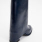 Ellas Navy Chunky Heel Boot (Women)