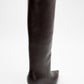 Cassandra Brown Cilt High‑Heel Boot (Women)