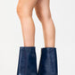 Ellas Navy Chunky Heel Boot (Women)