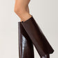 Maybe Burgundy Chunky Heel Boot (Women)