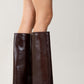 Maybe Burgundy Chunky Heel Boot (Women)