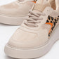 Ida - Beige Platform Sneakers