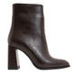 Jewel Brown Cilt High Heel Boot (Women)