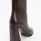 Jewel Brown Cilt High Heel Boot (Women)