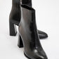 Jewel Black Cilt High Heel Boot (Women)