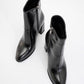 Jewel Black Cilt High Heel Boot (Women)