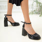 Black Platform Heels, Black High Heels, Wedding Heels, Wedding Platform Handmade Heels, Bridesmaid Shoes, Gift for Her, Formal Dress Shoes