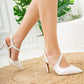 Ivory Bridal Shoes, White Heels, White Bride Shoes, Wedding Dress Shoes, White Heel Shoes