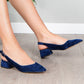 Blue Velvet Shoes, Blue Velvet Heels, Blue Velvet Flats